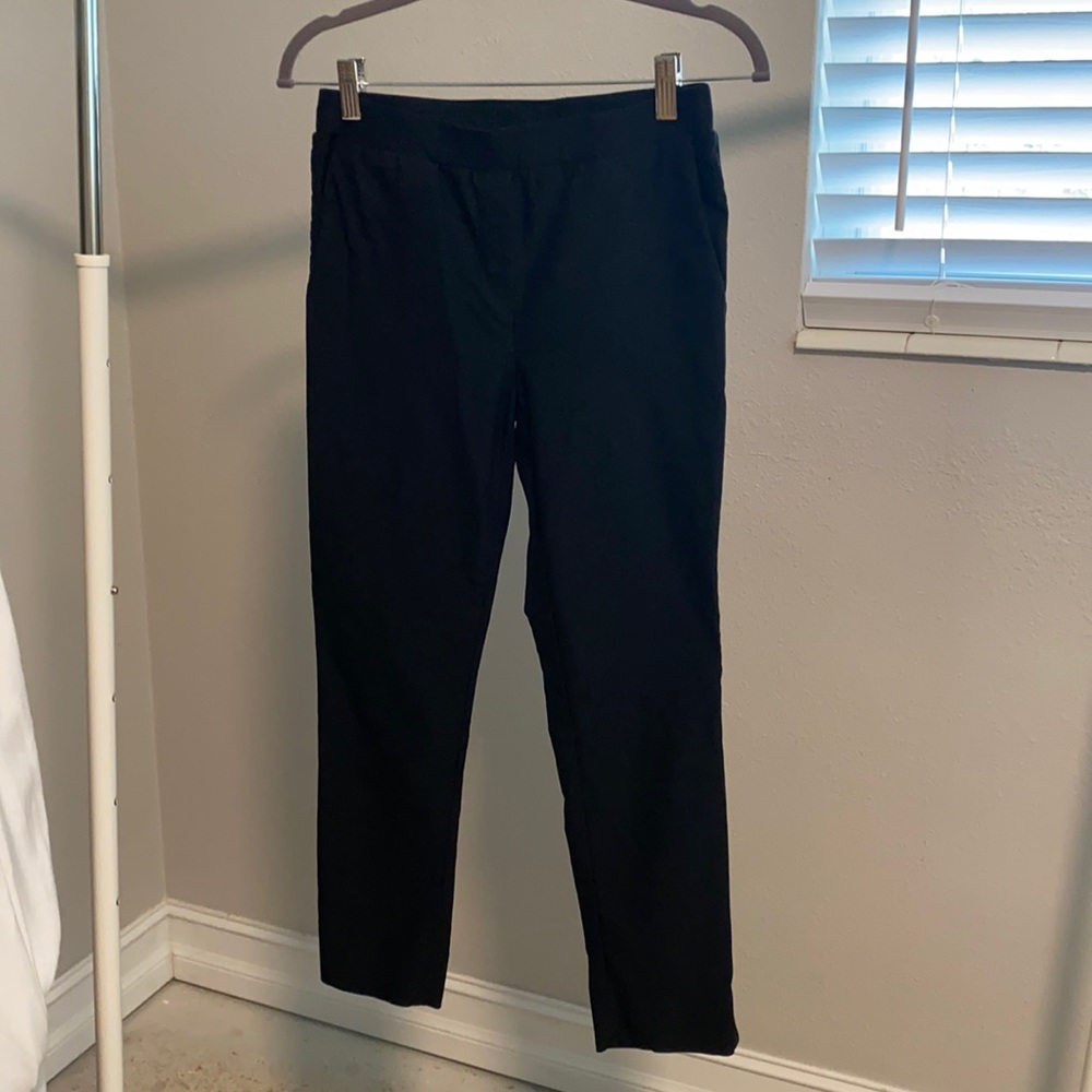 skinny dress pants with pockets
